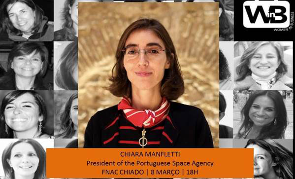 Presidente da Agência Espacial Portuguesa em conversa – 8 de março, Lisboa