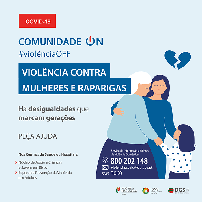 DGS lança campanha #violenciaOFF