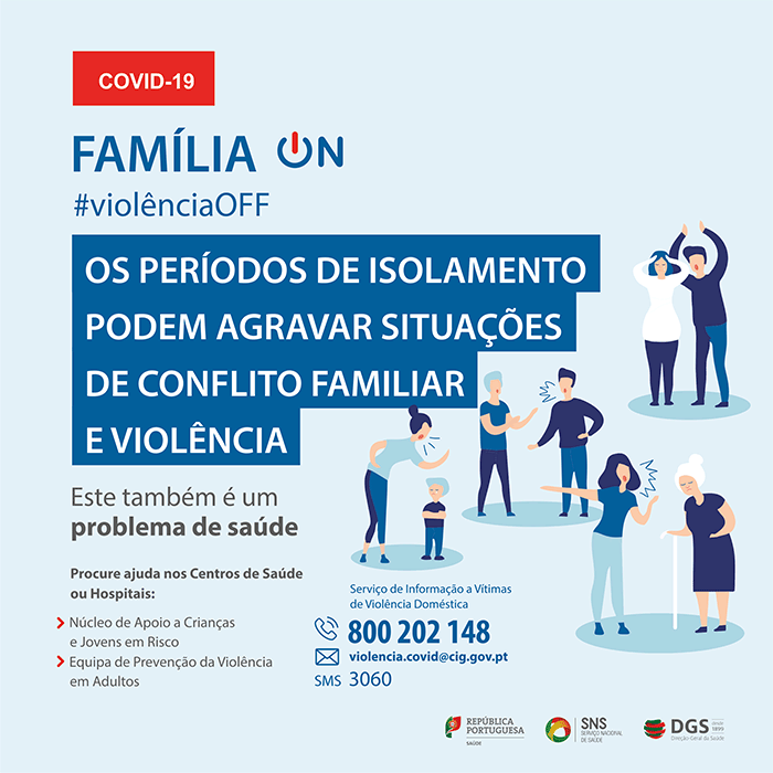 DGS lança campanha #violenciaOFF