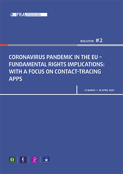 FRA publica segundo relatório sobre a COVID-19 na EU e as suas implicações nos direitos fundamentais