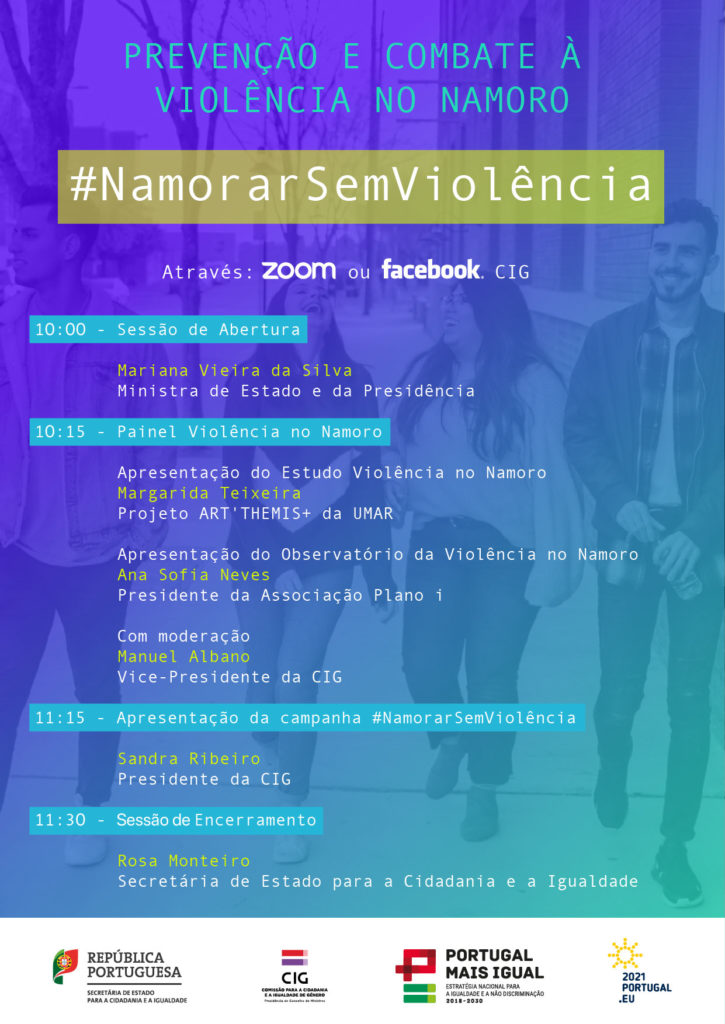 12 de Fevereiro | 10h | Webinar #NamorarSemViolência