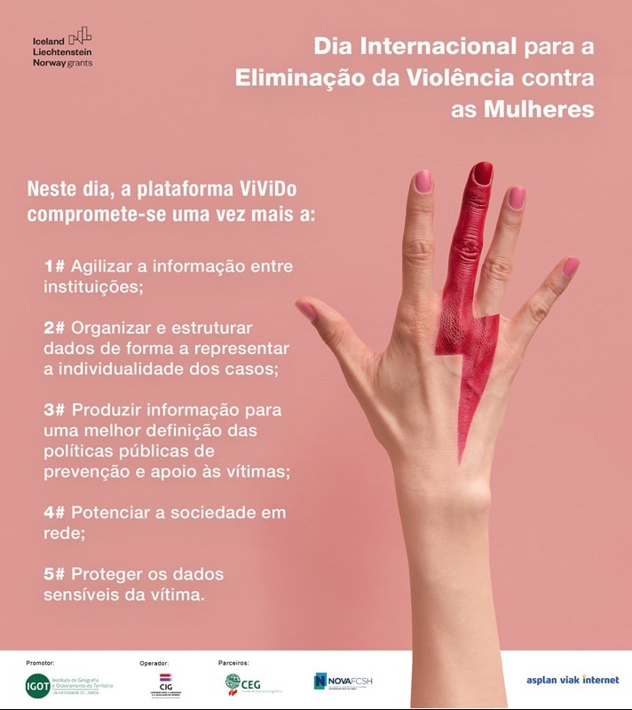 ViViDo e o Dia internacional para a eliminação da violência contra as mulheres