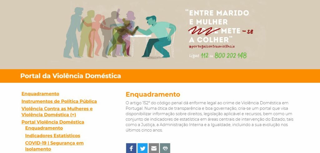 imagem do portal da violencia