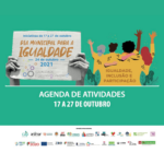 Cartaz de promoção do Dia Municipal para a Igualdade