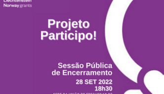 Sessão Pública de Encerramento do Projeto Participo!