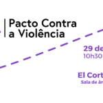Logo do Pacto e data e local do evento