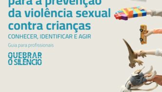 Título do guia e imagens de mãos a segurar brinquedos