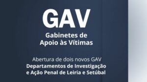 Imagem com a informação sobre a abertura dos GAV