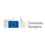 comissão europeia. bandeira azul com 12 estrelas amarelas em circulo