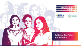 estudo violencia genero fra eige. ilustração de várias mulheres de diferentes idades e etnias